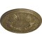 Ekena Millwork Wakefield Ceiling Medallion (Canopies up to 3 5/8"), 11 3/4"OD x 1 1/4"P, Mississippi Mud Crackle CM11WAMMC - alternate 3